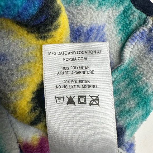 Patagonia Synchilla T-snap pullover timber twist Astec print size S - Picture 8 of 9